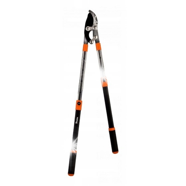 Set foarfeci de gradina Bradas, telescopice, aluminiu, lungime 69-104cm, taiere max. 50mm, 2 tipuri de lame