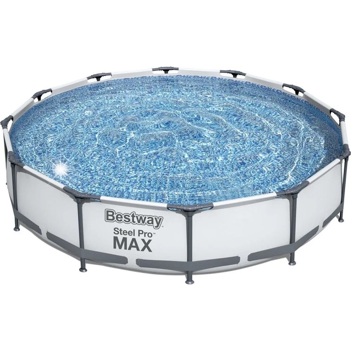 Basen Bestway 366x76cm cu pompa filtranta 1026l/h, set 8 in 1