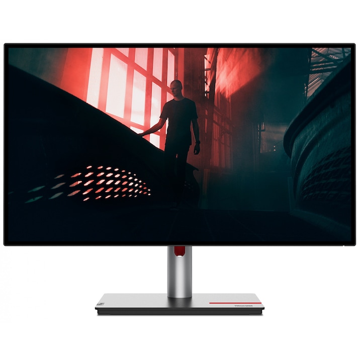 Professzionális monitor Lenovo ThinkVision P27h-30 LED IPS 27” WQHD 2560x1440, HDR10, 99% sRGB/DCI-P3, USB-C® 100W, Ethernet RJ45, teljesen ergonomikus állvány, ThinkVision® MC 60 webkamera – prémium üzleti teljesítmény és kreativitás