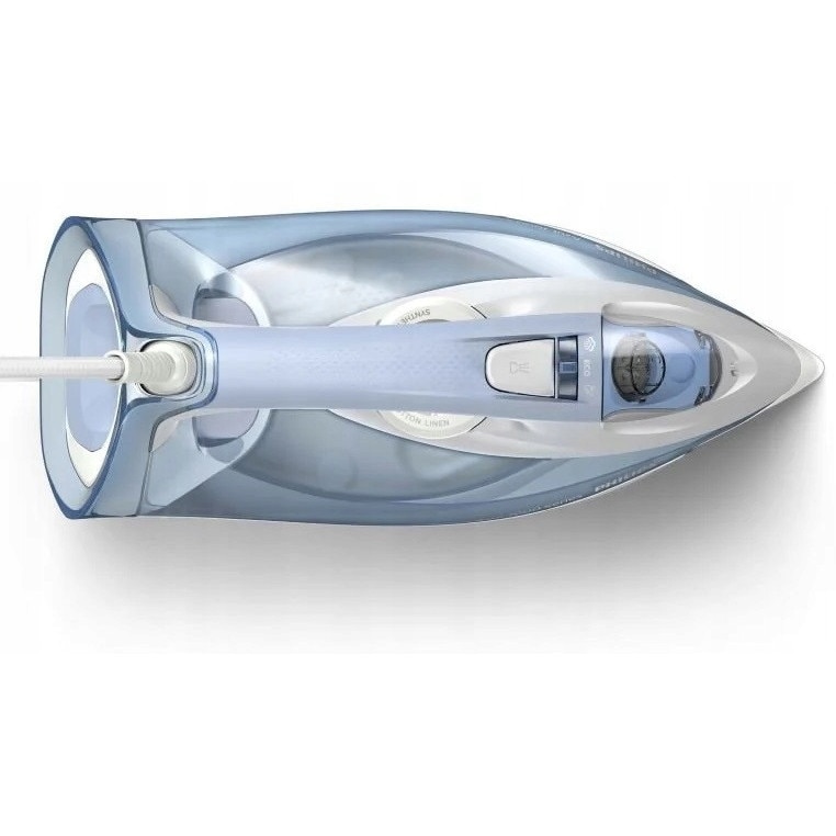 Fier de calcat Philips, model DST7011/20, 2600W, abur 220g, capacitate rezervor 300ml, gri-albastru