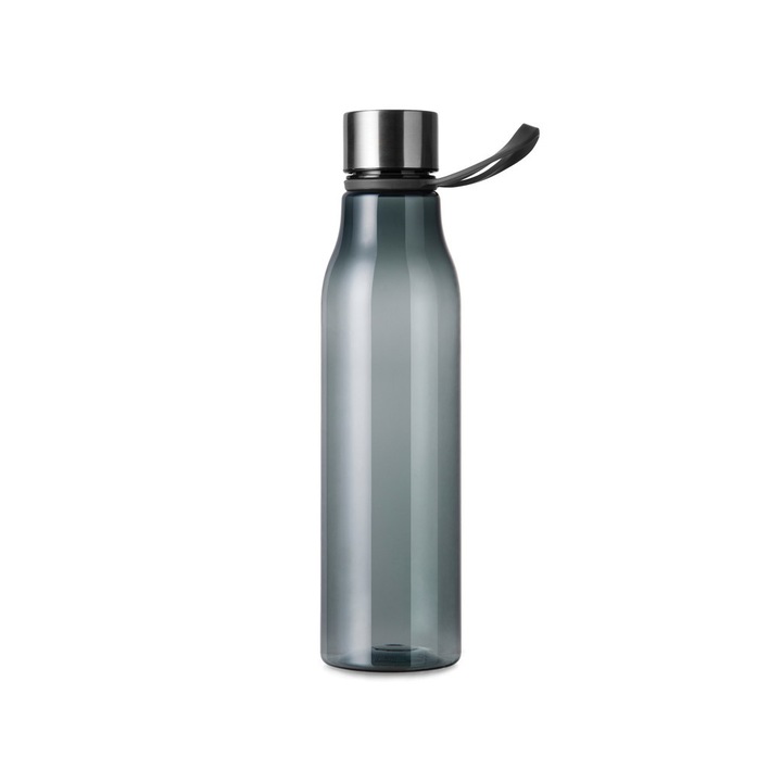 Sport vizes palack, 800 ml, 2502E15454, Vinga, 7 x 7 x 27 x ⌀7 cm, PET, Antracitszürke