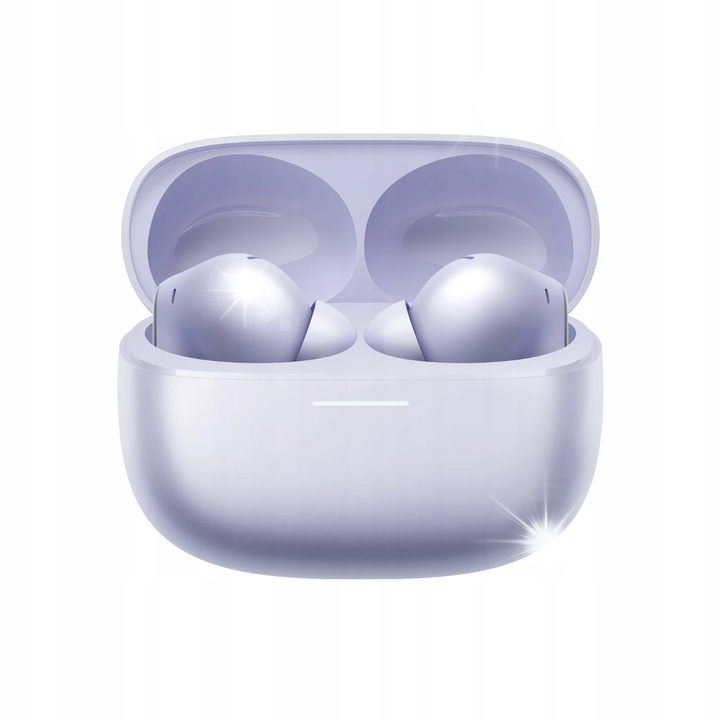 Безжични слушалки Xiaomi Redmi Buds 6 Pro, активно шумопотискане 55 dB, виолетови, размери 61,05x48,28x25,17 мм