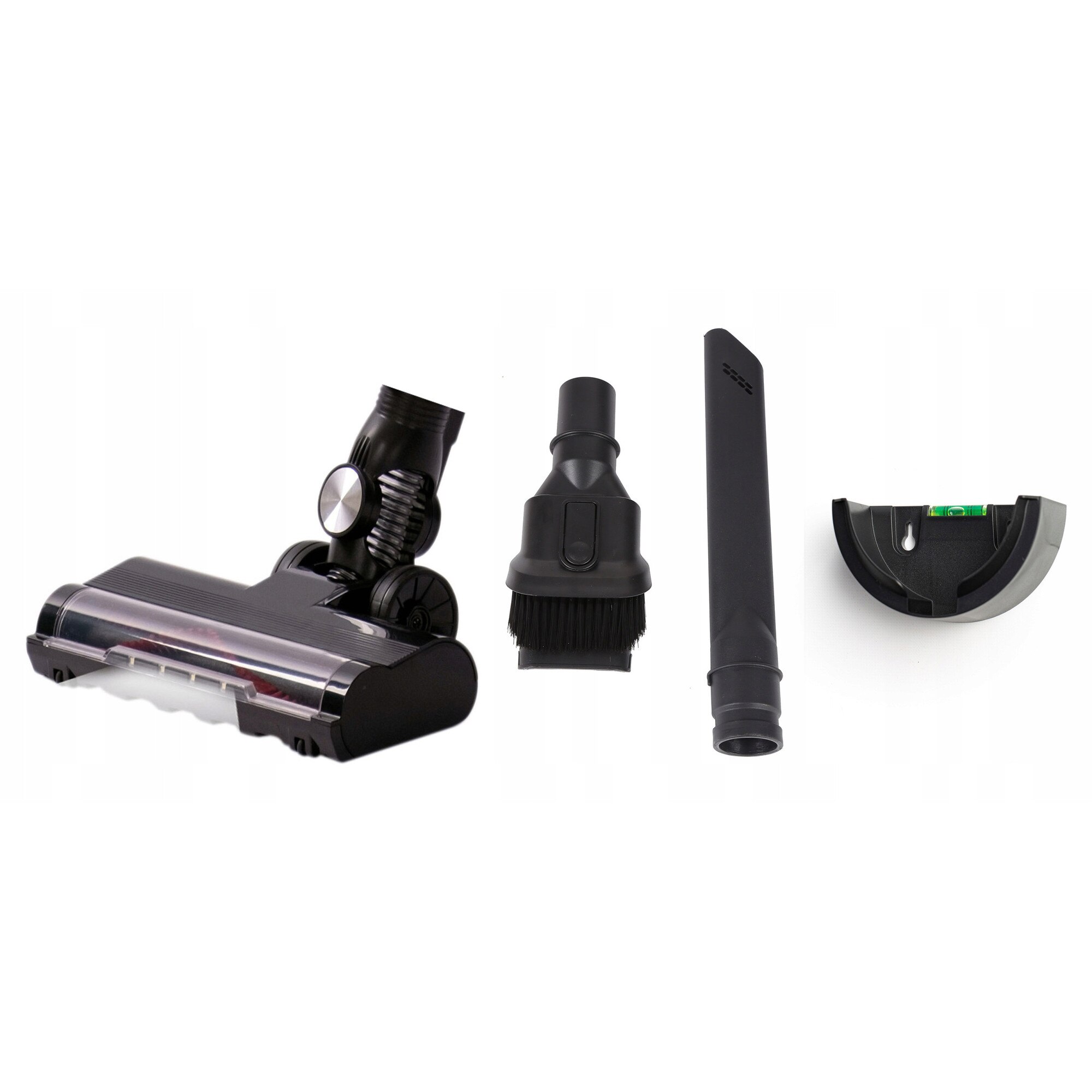 Aspirator vertical Adler 350W, HEPA, fara sac, alb-negru, cu accesorii si suport de perete