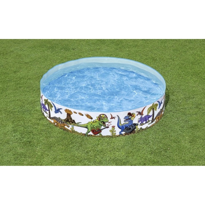 Gyermekmedence, Bestway, 183x38cm, többszínű, javítófoltokkal együtt