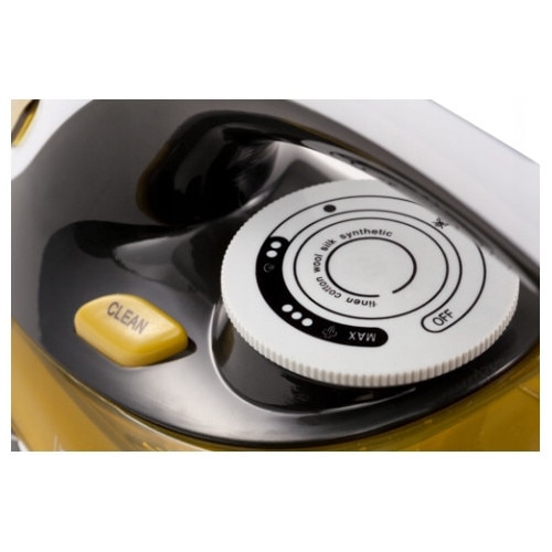 Fier de calcat Camry CR 5029, 2400W, ceramica, functie de curatare automata, alb