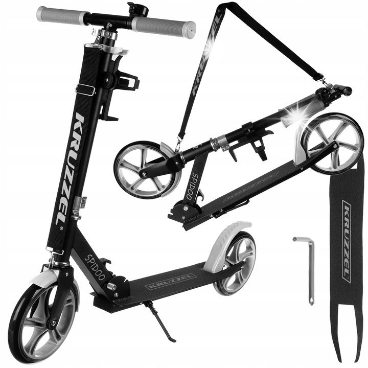 Kruzzel roller, összecsukható, nagyméretű 200mm-es kerekekkel, könnyű, gyermekeknek