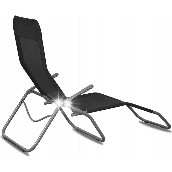 Aga összecsukható kerti nyugágy, 167x58x99cm, időjárásálló, 100kg