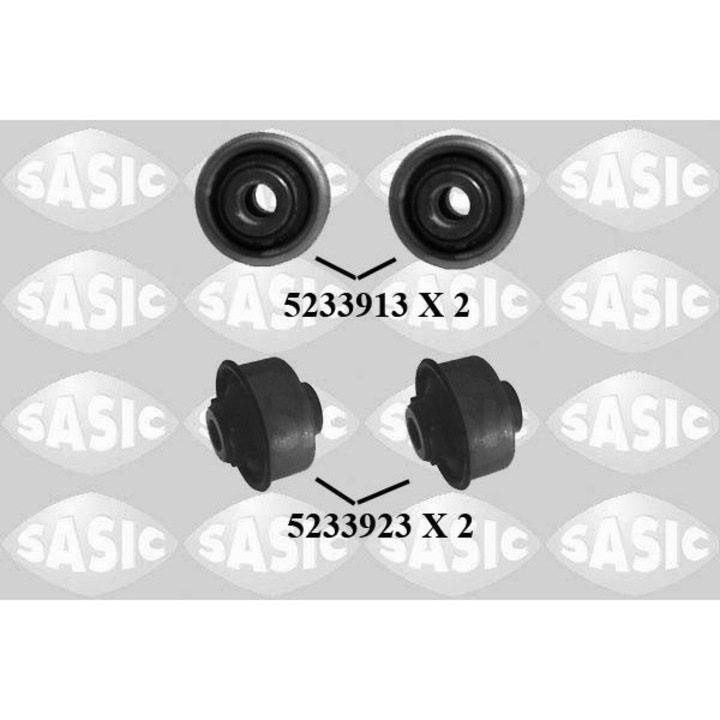 SASIC javítókészlet Citroen és Peugeot, C4, C4 Picasso, DS4, Berlingo, Peugeot 307 modellekhez, első tengely