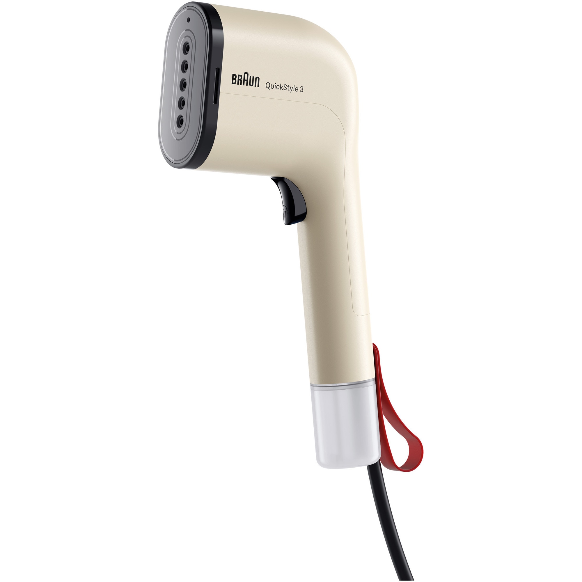 Aparat de calcat vertical cu abur BRAUN GS3012BG, 1100W, abur variabil 20 g/min, rezervor detasabil 70 ml, tehnologie FastSteam, tehnologie iCare, incalzire rapida 30 sec, husa cal