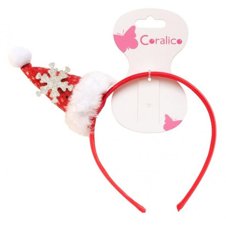 Лента за глава с шапка на Дядо Коледа, Coralico