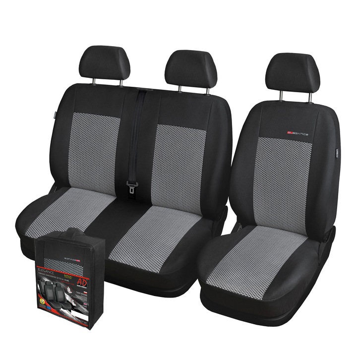 Set huse auto personalizate pentru Citroen Berlingo II si Peugeot Partner II, 2008-2018, Elegance, P1-P4