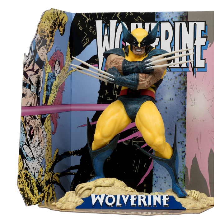 Figurina McFarlane Toys Marvel Collection WV5 Wolverine 1/10, Wolverine #85, 17cm, multicolor