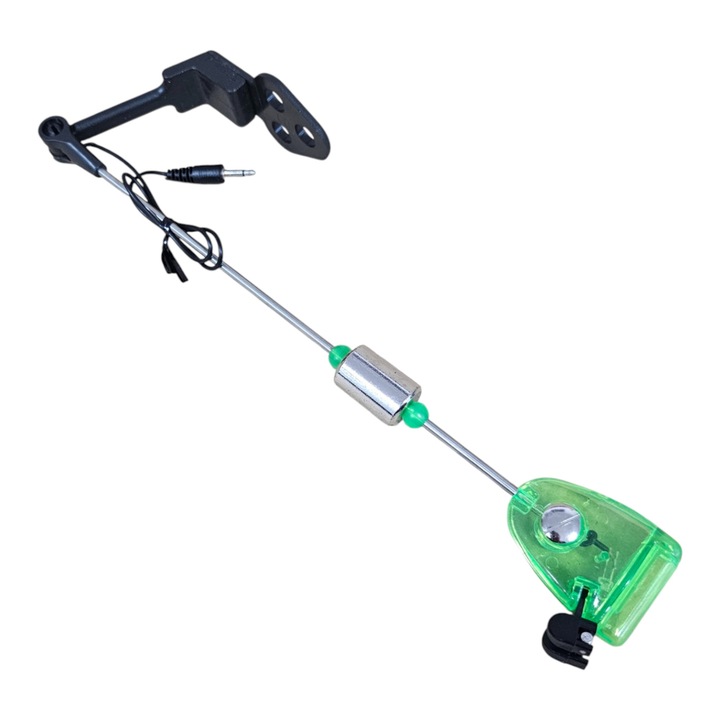 Swinger Almarox cu contragreutate, iluminare LED, mufa jack, Verde