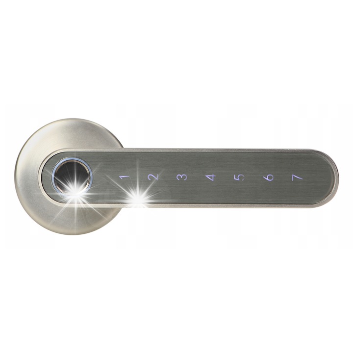 Maner usa cu cod si cititor de amprente, Orno, Bluetooth 4.0