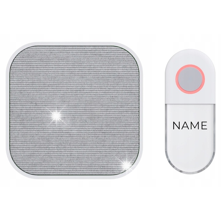 Електрически звънец Orno, безжичен, водоустойчив IP44, 150м, 38 мелодии