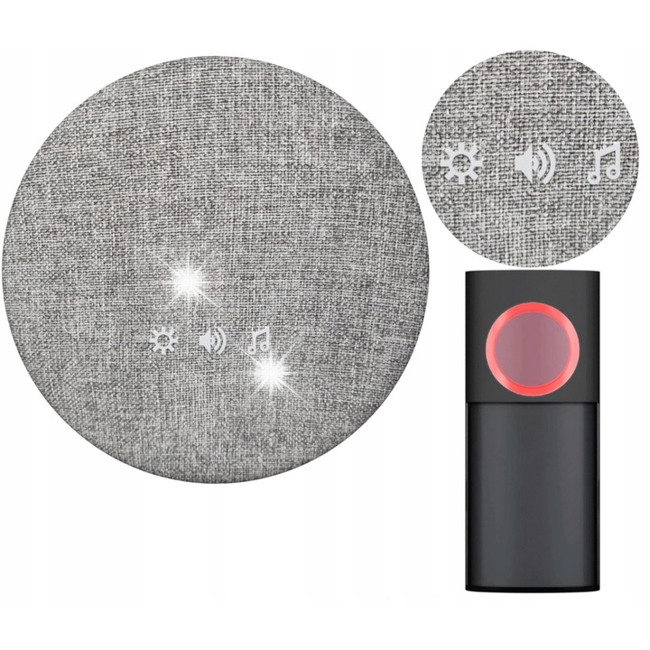 Sonerie electrica fara fir Virone DB-5, 200m, 38 melodii, IP44