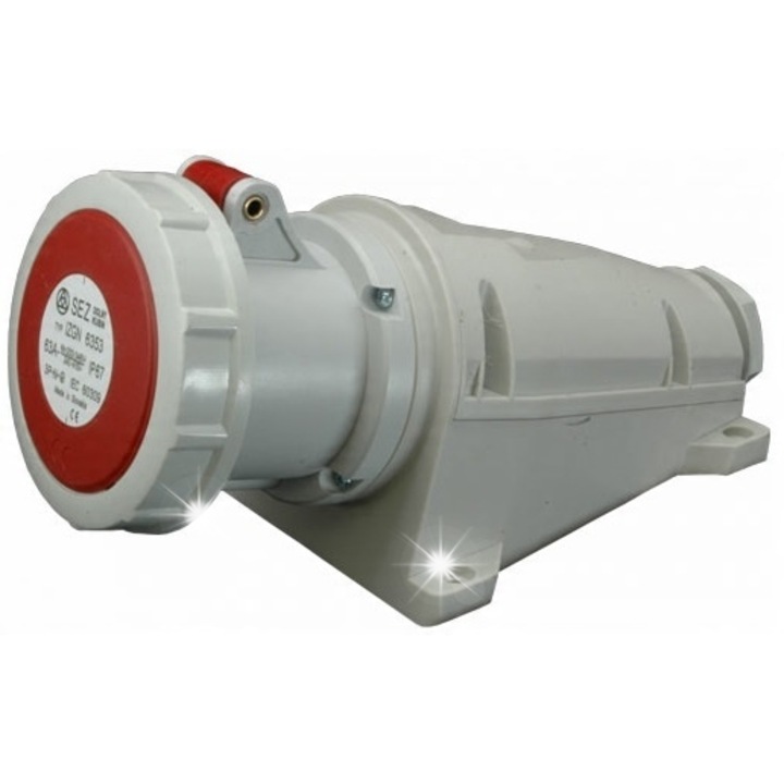 Gniazdo silowe Sez 63A 5P IP67, 400V, set 1 buc.