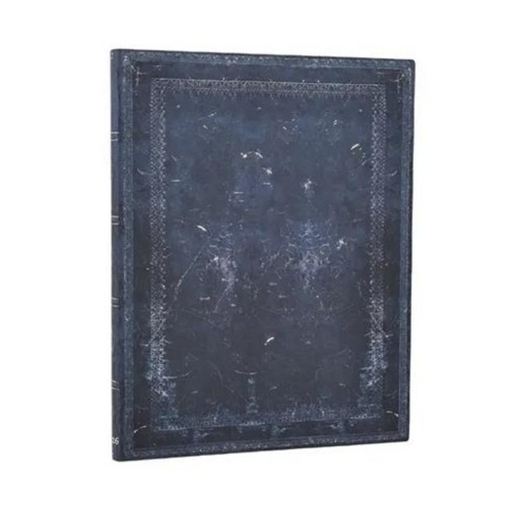 Agenda Paperblanks, format vertical, coperta atrament-navy, 18x23cm, 224 pagini, ecologic