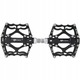 Педали за велосипед Rockbros, 100x90x17 мм, 12 противоплъзгащи щифта, черни