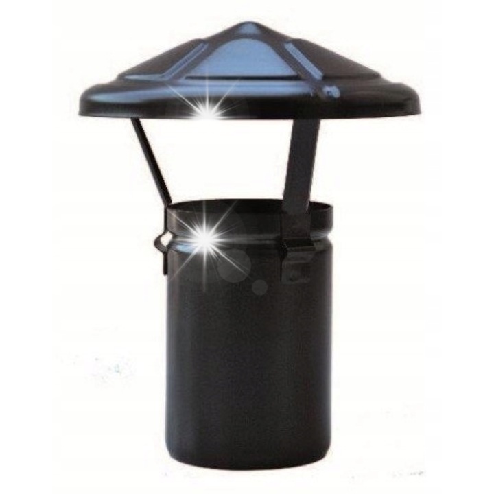 Capac de fum pentru sobe pe peleti, D80mm, Euro Profil