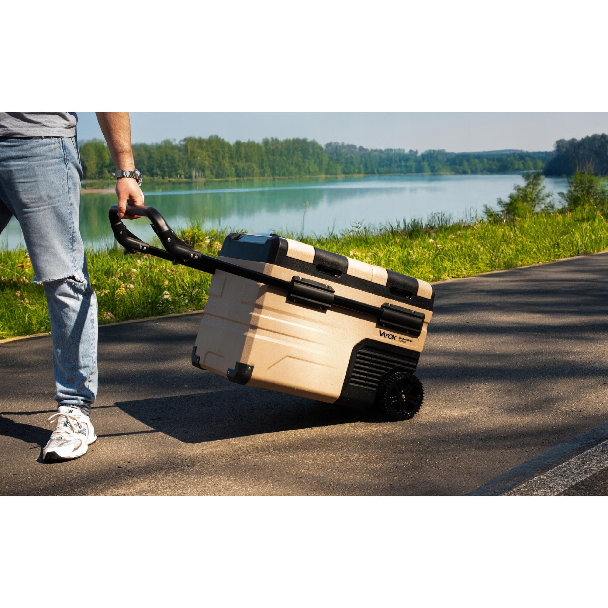 Frigider auto Vayox VA-EW39 Expedition, 39L, 2 compartimente, -20C