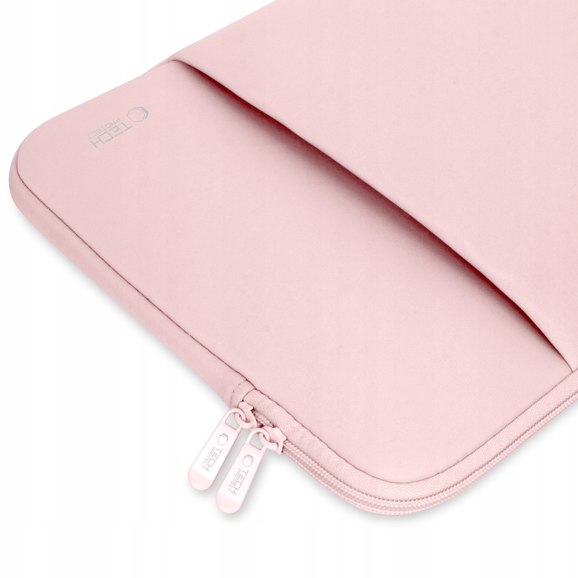 Husa pentru laptop Macbook Air Pro (15-16 inch), Tech-Protect, neopren, Dusty Rose