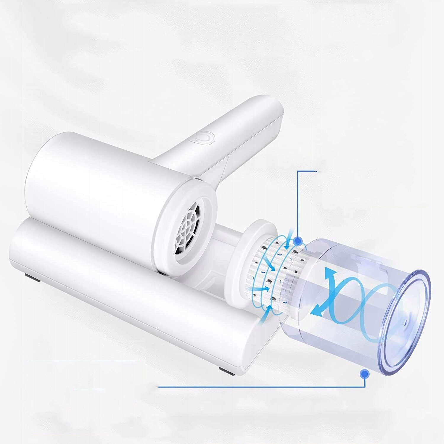 Aspirator fara fir pentru saltele, 10KPa, alb, 1200mAh