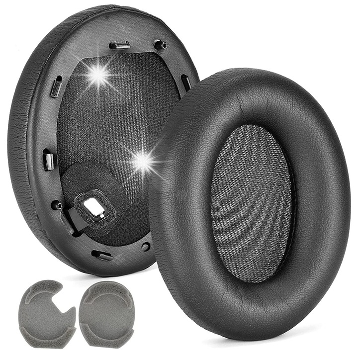 Pereche de nastri pentru casti SUPERO pentru Sony WH-1000XM4, negru, set
