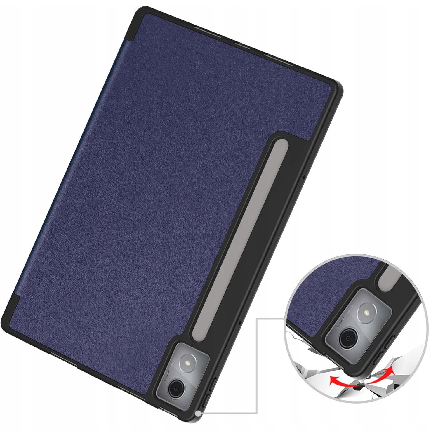 Husa tableta Lenovo Idea Tab Pro / Pro MT 12.7 TB-373, neagra, cu suport