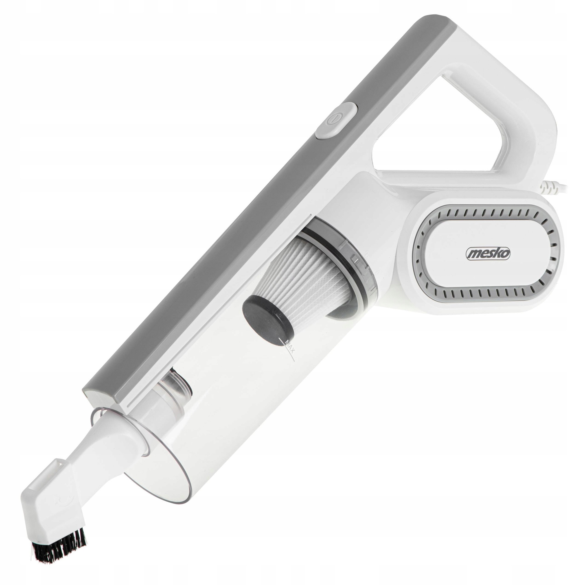 Aspirator vertical, Mesko, 14.000 Pa, tehnologie ciclonica, 0.5L, alb