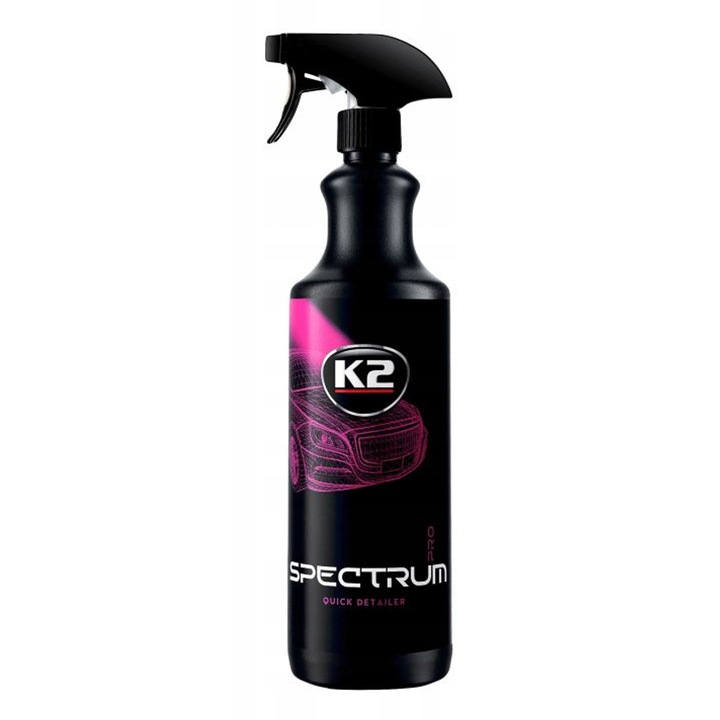 K2 SPECTRUM PRO 1L szintetikus viasz, gyors részletezés, felfrissít és fényt ad