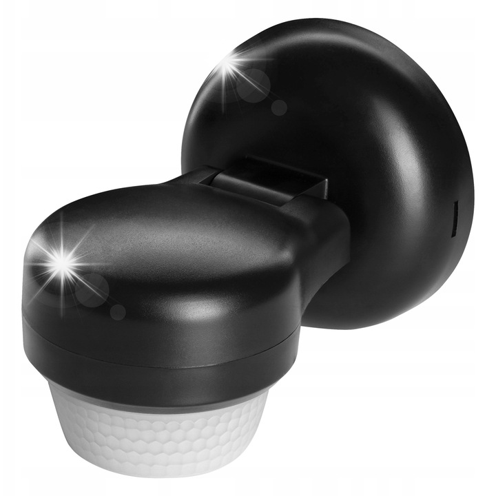 Senzor de miscare PIR 360, Orno, 1200W, Negru