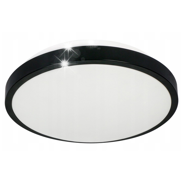 Plafon Virone Selene, 2xE27, IP54, 30,5cm, negru