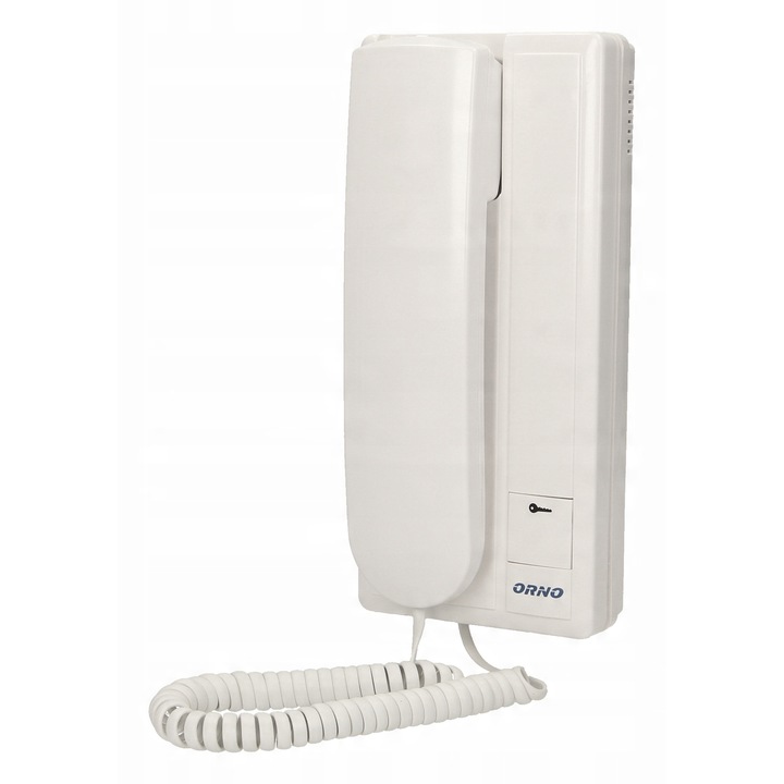 Telefon cu interfon Orno, 98x215x68 mm, Alb