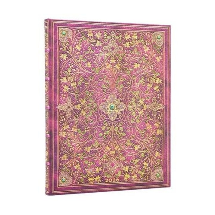 Paperblanks határidőnapló, Naptár 2026, 23x18cm formátum, keménykötésű, környezetbarát, 160 oldal