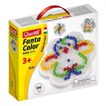Set de creatie Quercetti, Fanta Color, 100 piese Set de creatie Quercetti, Fanta Color, 100 piese