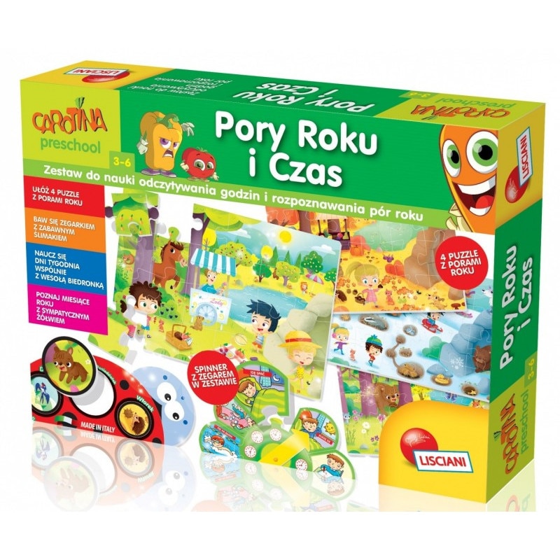 Joc educativ Lisciani, Anotimpurile si timpul