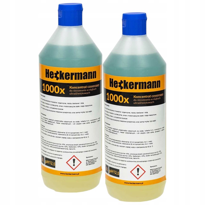Concentrat de curatare pentru masina de spalat cu ultrasunete, Heckermann, 2L