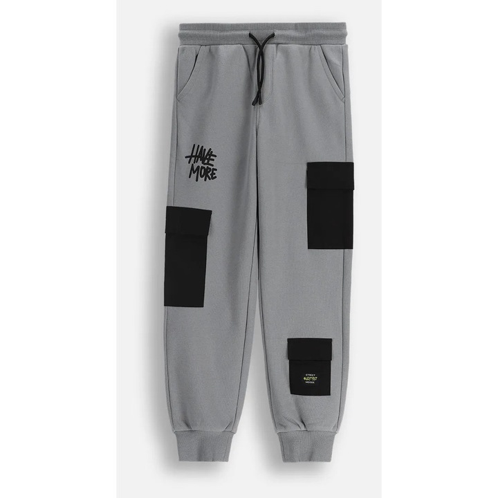 Gyermek nadrág, Coccodrillo, Szürke, fiúknak, 164 CM