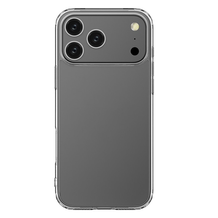 Carcasa Protectie Spate Cellara Colectia Crystal Compatibil Cu iPhone 17 Pro - Transparent