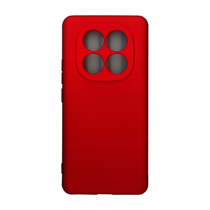 Husa silicon rosu Liquid, compatibila cu Redmi Note 14 Pro Plus