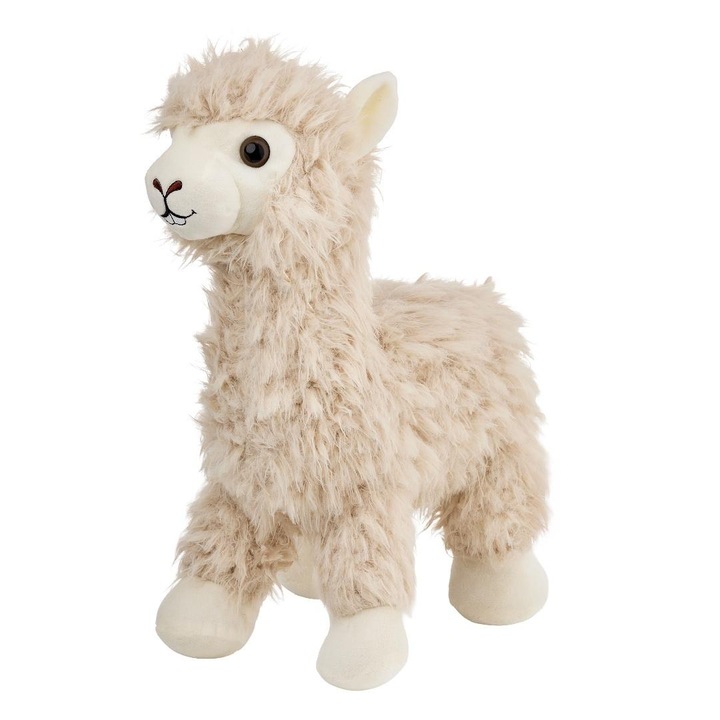 Плюшена играчка Алпака БЕПЕ, 40см, бежов, симпатичен дизайн