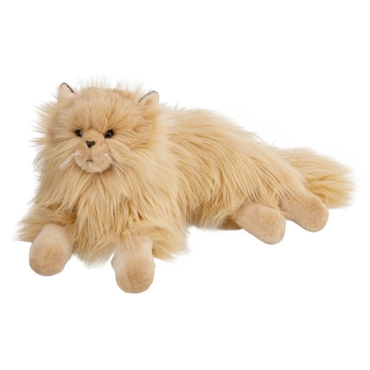 Pisica persana bej, 36cm, de plus, Beppe ZOO