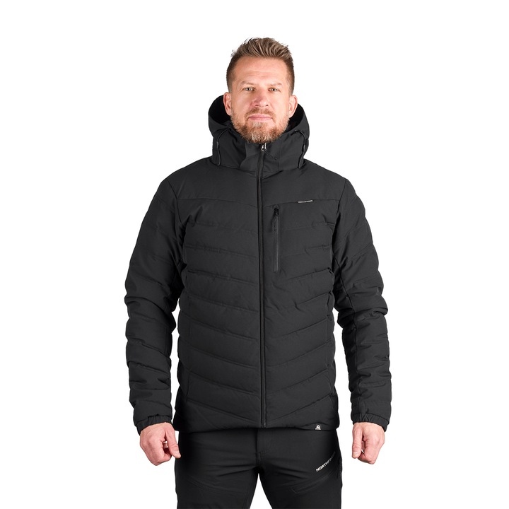 Geacă sport căptușită pentru bărbați SVETOVID, Negru