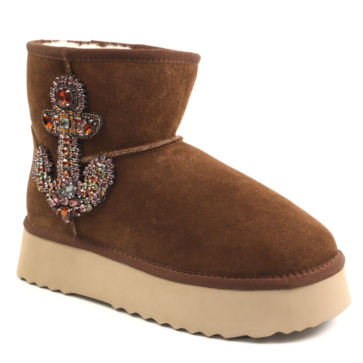 Ghete dama stil UGG I251439, Maro