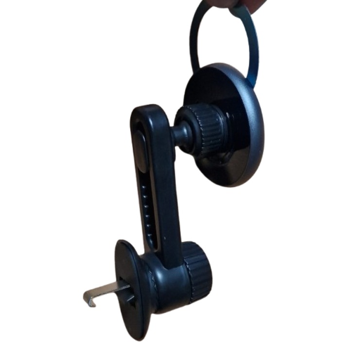 Suport telefon auto, HOLDER STRONG magnetic, prindere grila ventilatie, culoare negru