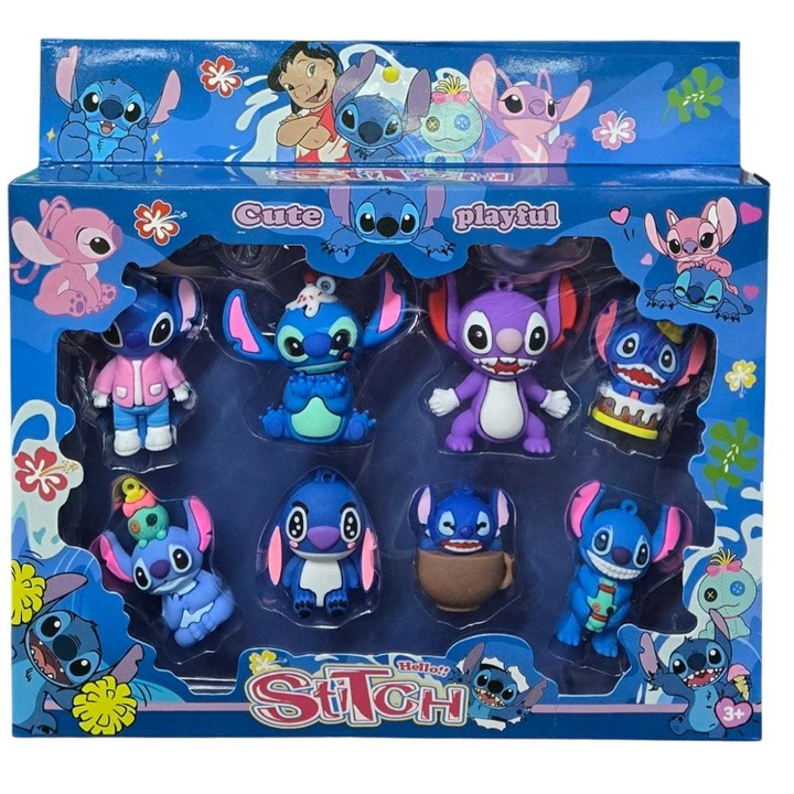 Set 8 figurine Stitch