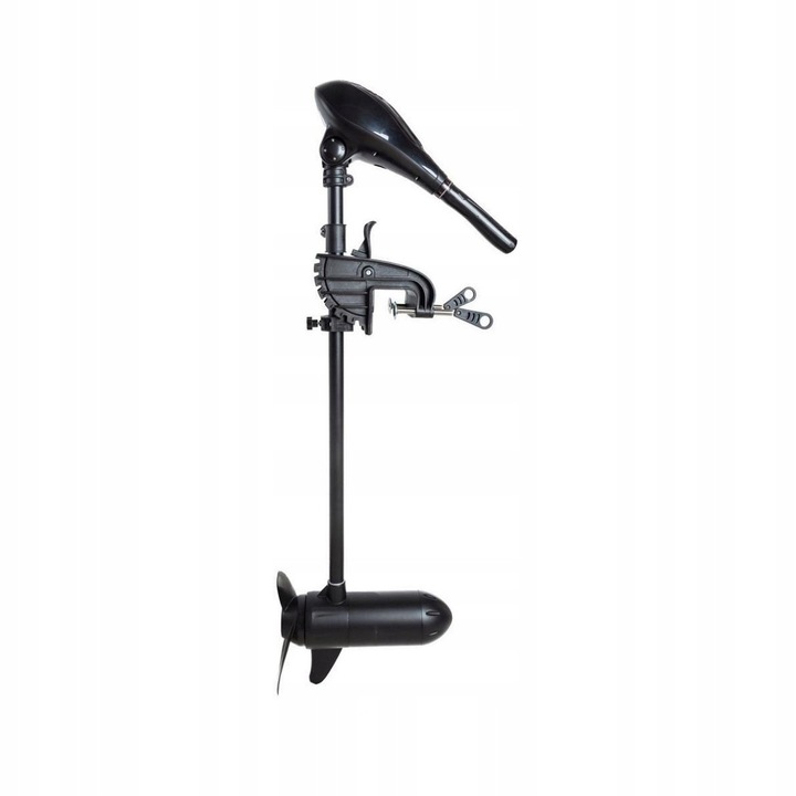 Комплект електрически мотор за лодка Wicher 65, 65 lbs, 12V, гелов акумулатор 110Ah, автоматично зарядно устройство 12V 10A