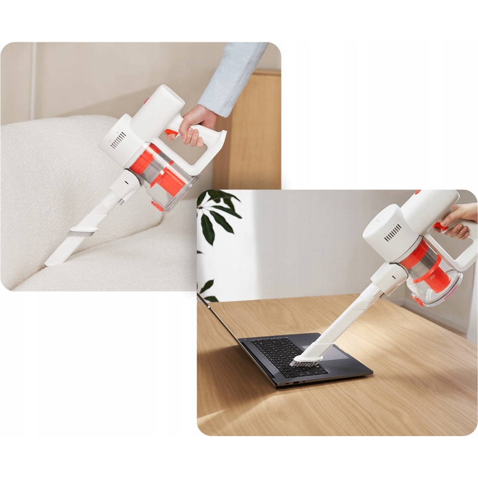 Aspirator vertical fara fir Xiaomi G20 Lite, 45 min autonomie, filtru HEPA, alb