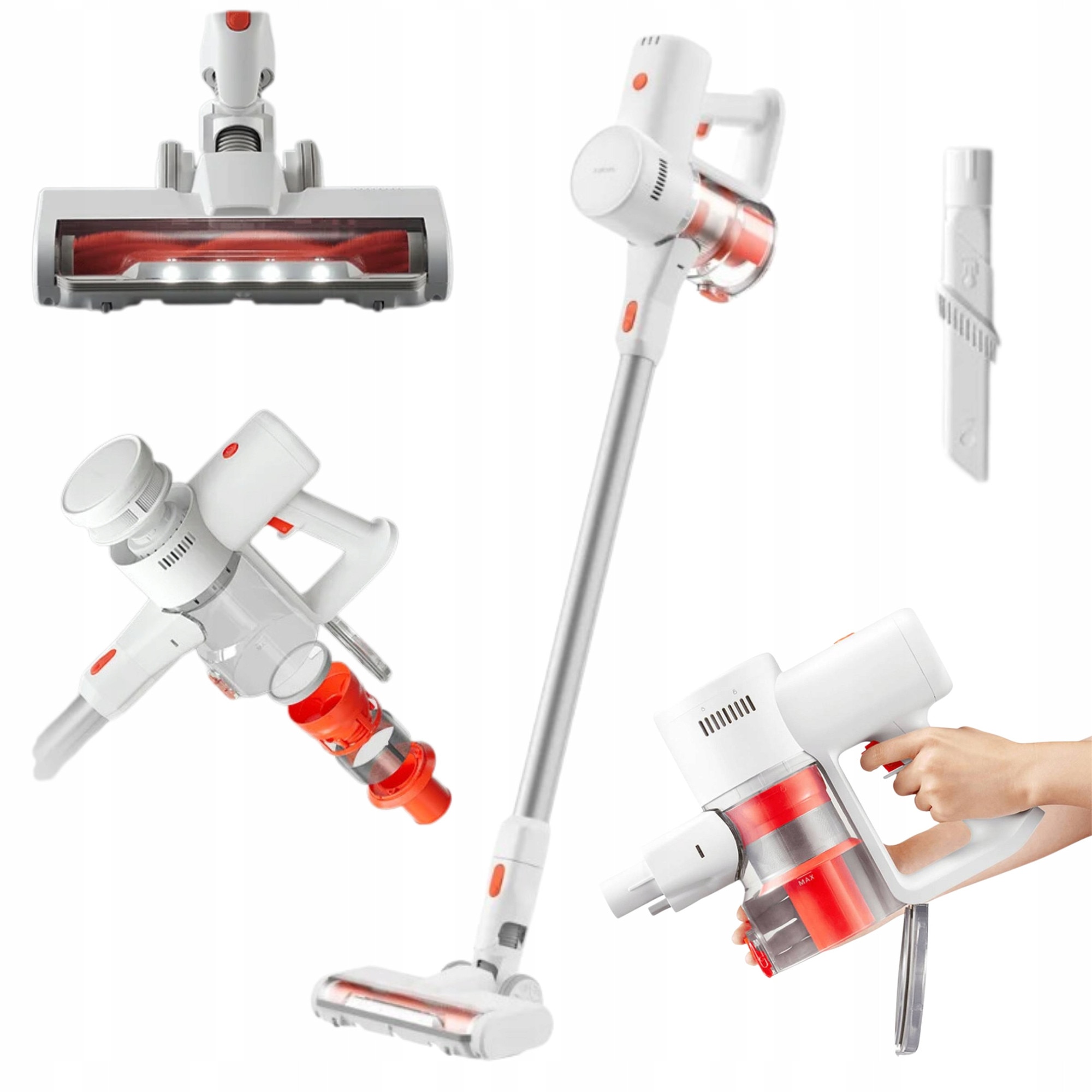 Aspirator vertical fara fir Xiaomi G20 Lite, 45 min autonomie, filtru HEPA, alb